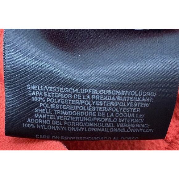 SPYDER BIG KIDS Boy’s Orange Fleece/Nylon Full Zip Jacket Size XL - Picture 6 of 6